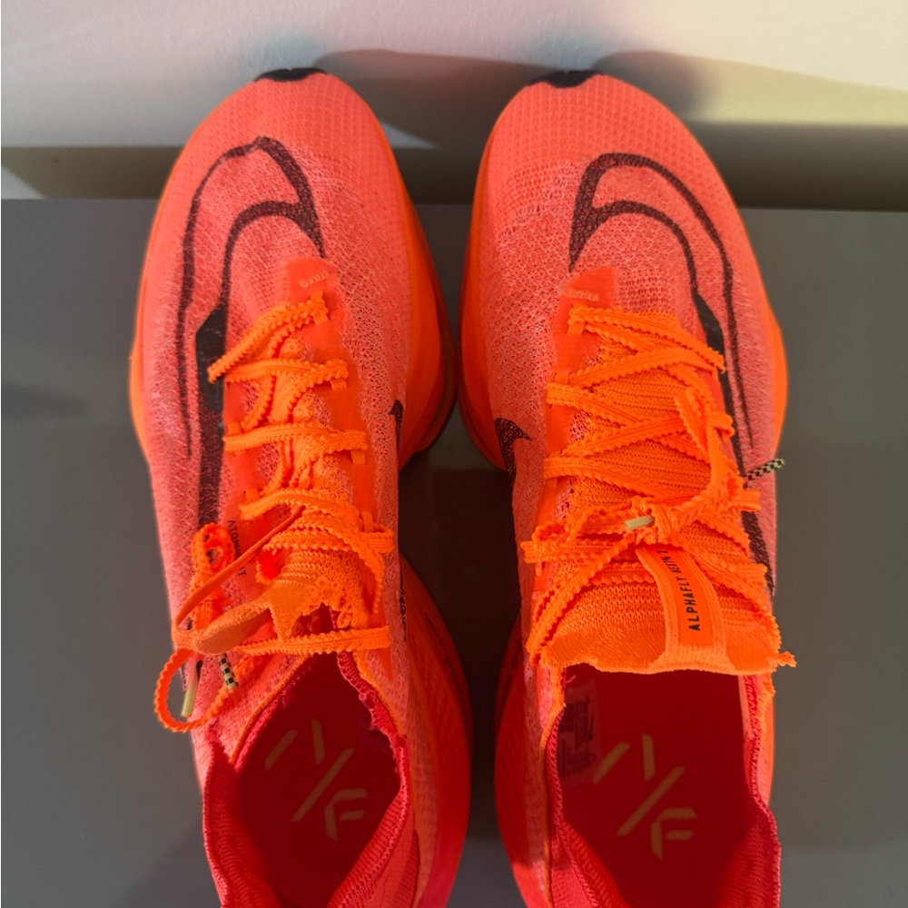 Nike Neon Orange Running Shoes